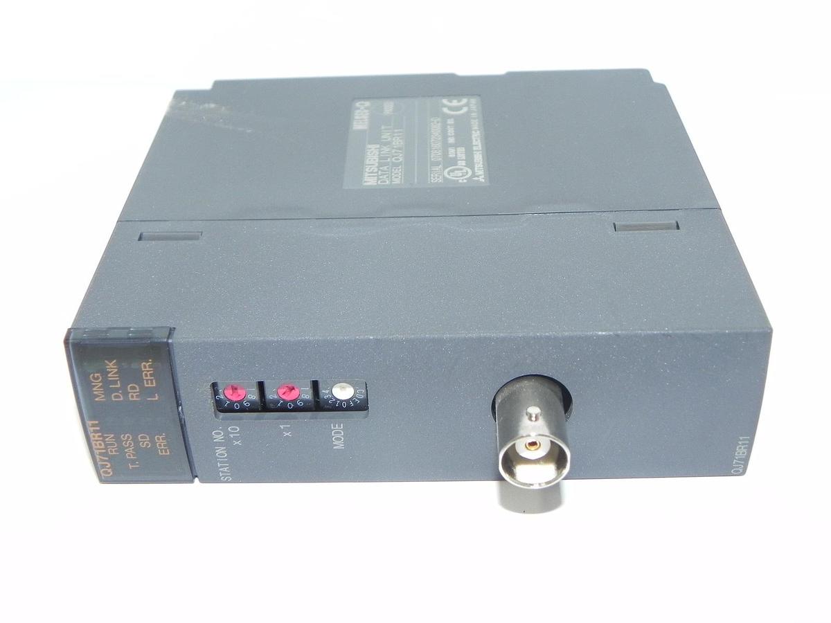 Used MITSUBISHI MELSEC-Q QJ71BR11 DATA LINK UNIT
