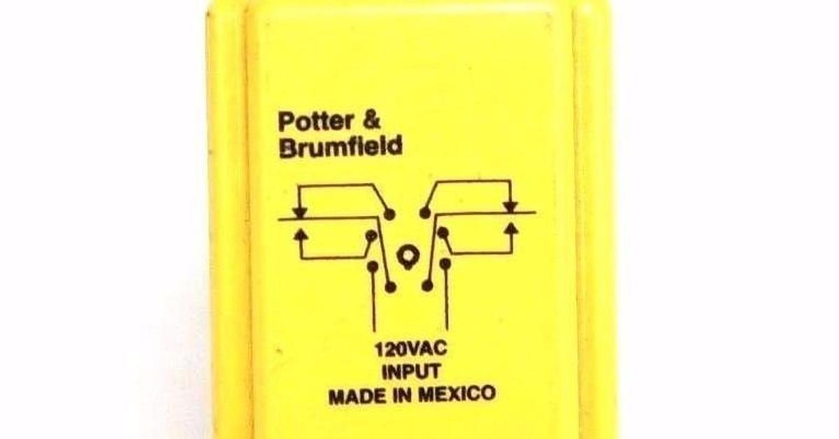 Used POTTER & BRUMFIELD CDB-38-70002 TIME DELAY RELAY 0.1-5.0SEC, 120VAC, CDB3870002