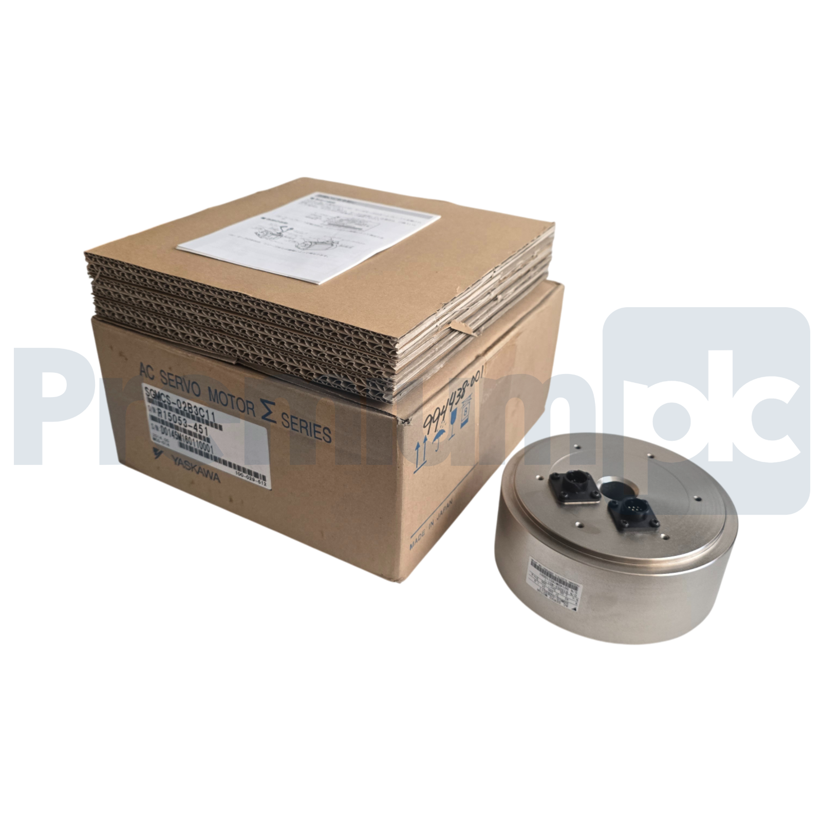 Used YASKAWA ELECTRIC SGMCS-02B3C11 / SGMCS02B3C11 DIRECT DRIVE SERVO MOTOR 42W NSMP