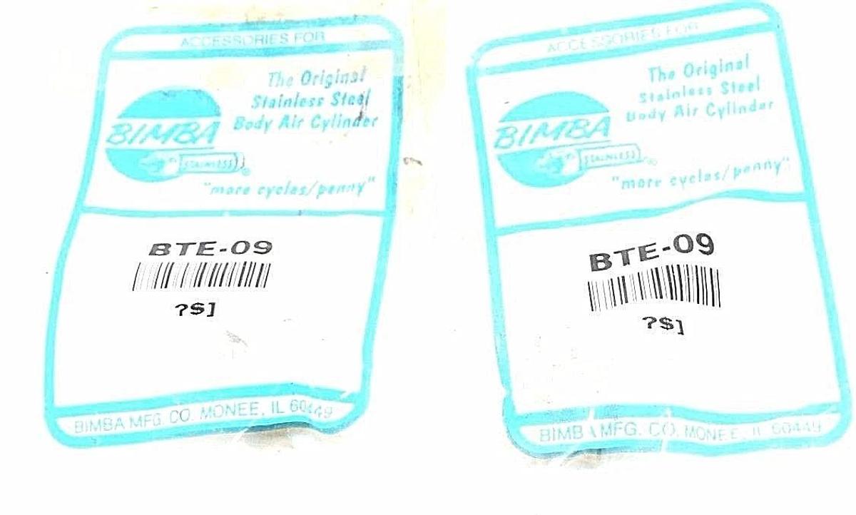 Used LOT OF 2 NEW BIMBA BTE-09 INSERTS BTE09