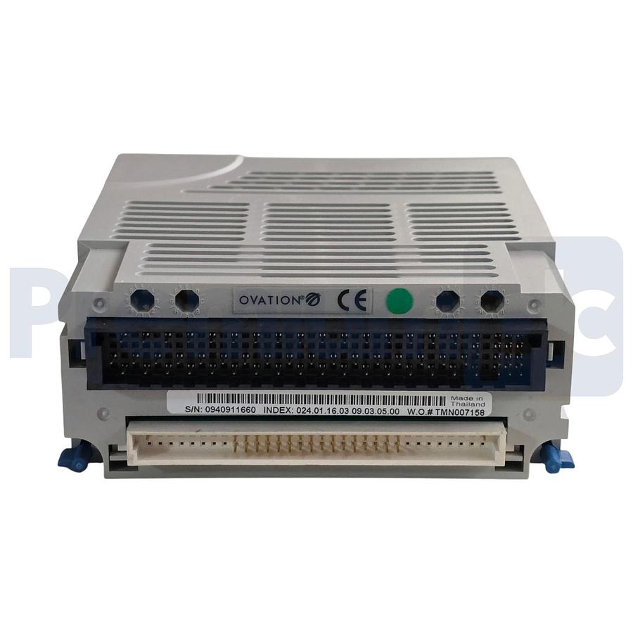 Used Emerson Westinghouse 5X00106G01 Ovation DCS HART 8-Ch Analog Input Module NSNP