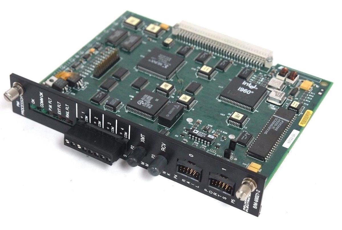 Used NEW RELIANCE ELECTRIC B/M-60021-2, PMI PROCESSOR MODULE 60021-2A, BM600212