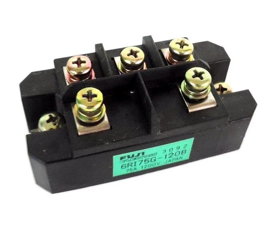 Used FUJI ELECTRIC 6RI75G-120B BRIDGE RECTIFIER 75A 1200V, 6RI75G120B