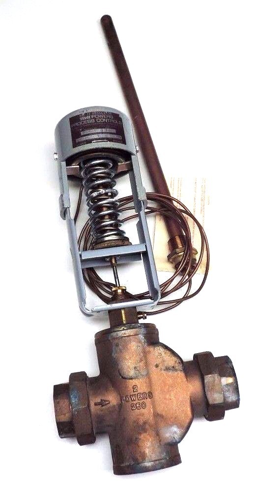 Used NIB POWERS PROCESS CONTROLS NO. 11 REGULATOR 595-0164 MODEL X12C 45-105 DEG F