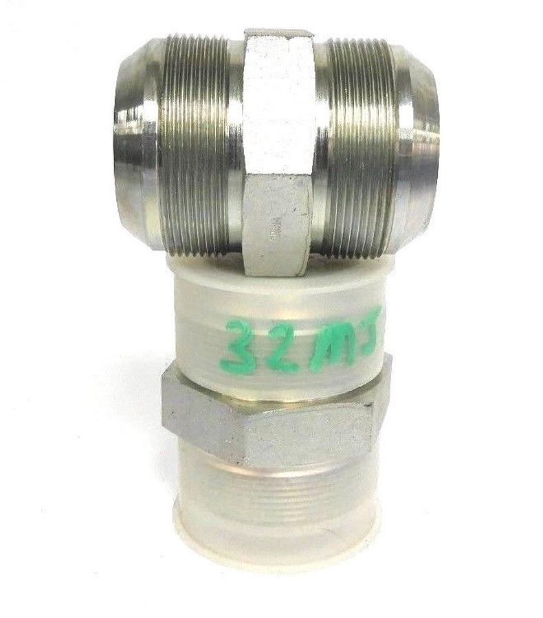 Used LOT OF 2 NEW EATON AEROQUIP SMA-32 STRAIGHT HOSE ADAPTERS 2-1/2"-12