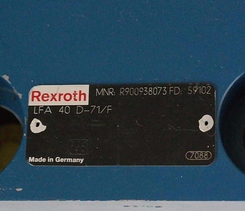 Used NEW REXROTH R900938073 CARTRIDGE VALVE LFA 40 D-71/F FD: 59102