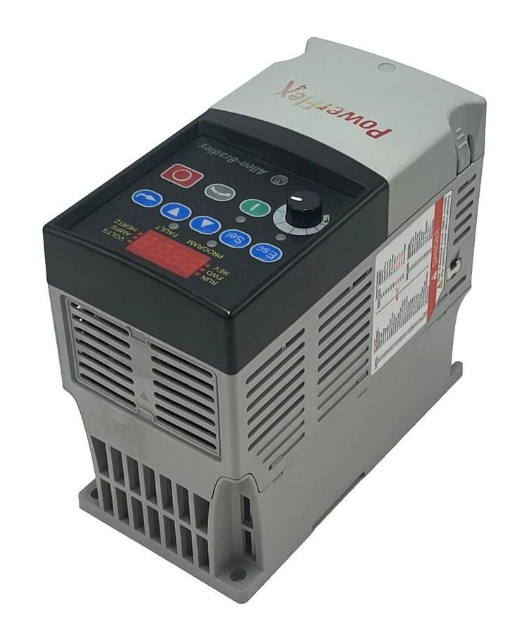 Used ALLEN-BRADLEY 22A-D1P4N104 PowerFlex 4 AC Drive 0.5HP 480V Ser A FRN 6.01