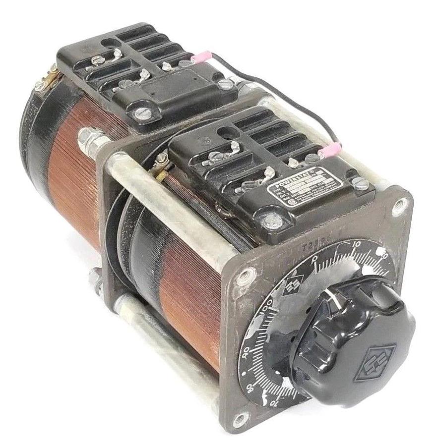 Used DANAHER MOTION / POWERSTAT Q217U-2 VARIABLE TRANSFORMER 240V, 60HZ (FOR PARTS)