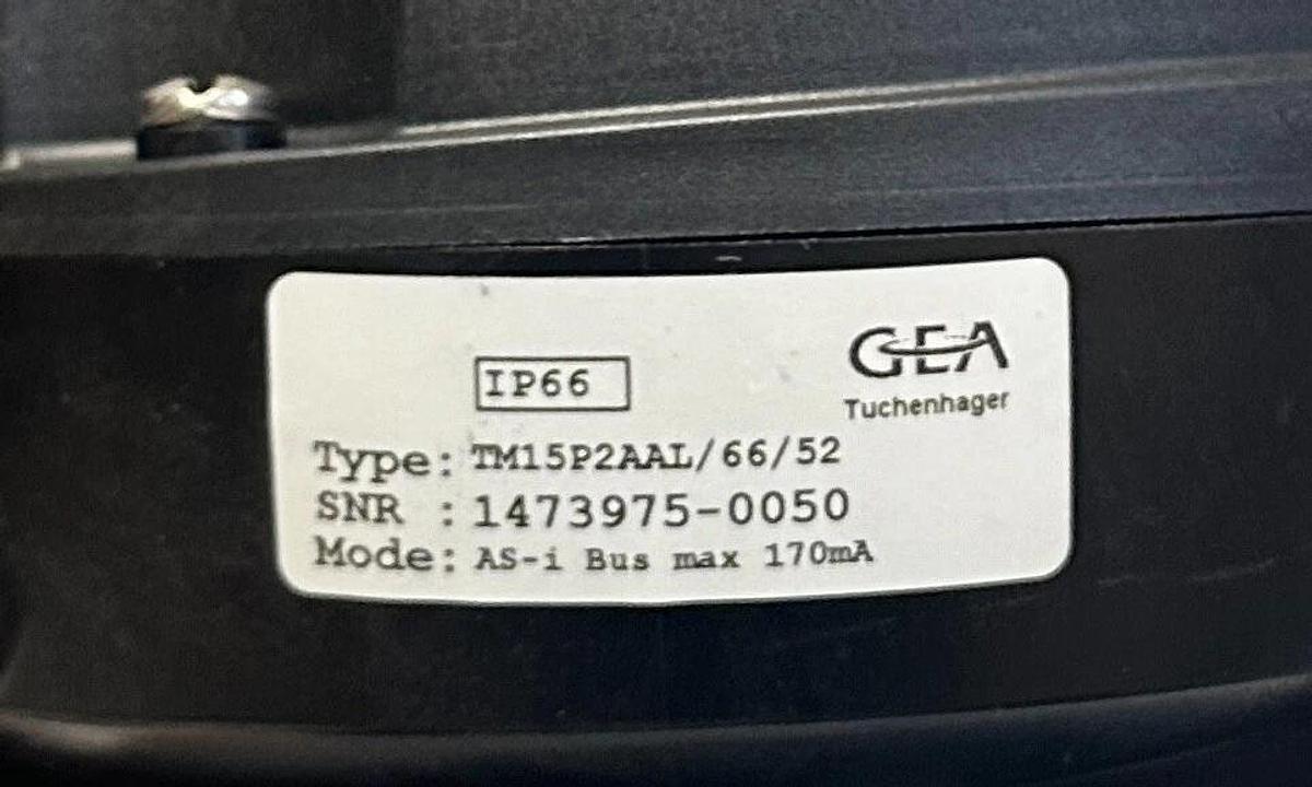 GEA 7881-0251-0100-0000+TM15P2AAL/66/52 BUTTERFLY VALVE ASSEMBLY 1'' 170mA NSNP