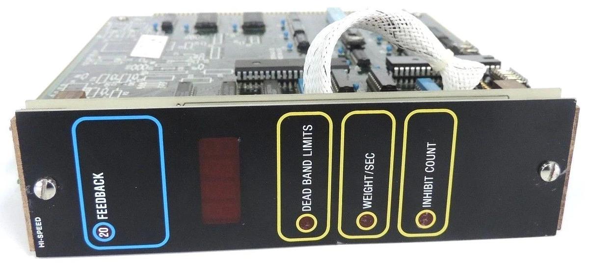 Used HI-SPEED P2-62-122, P2-63-004, B-2-65-098 WEIGHT FEEDBACK MODULE ASSEMBLY