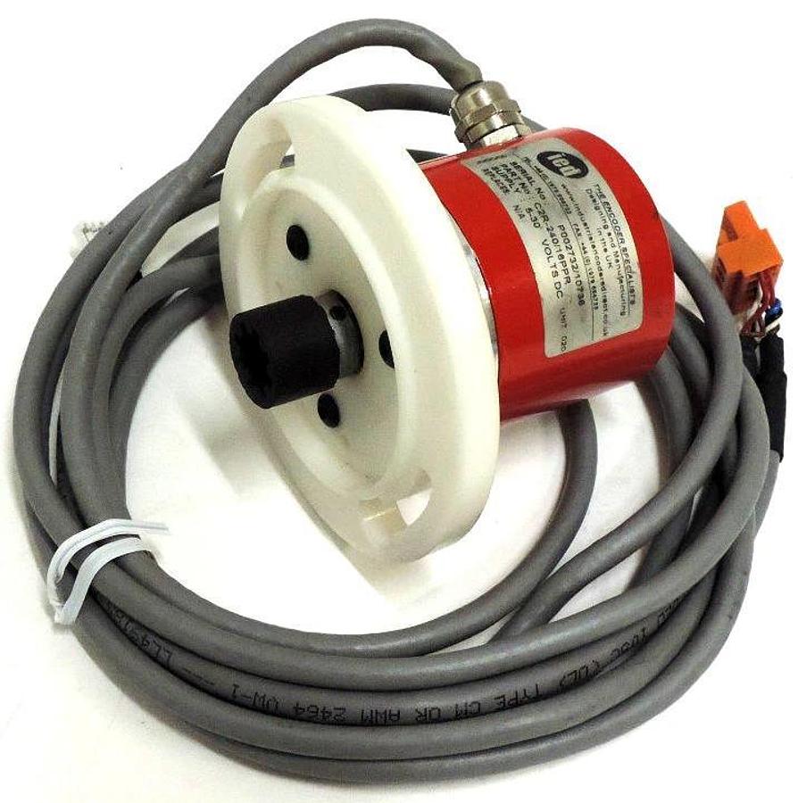Used IED ENCODER C2R-240/16PPR, SUPPLY: 5-30 VDC W/ MOUNTING FLANGE