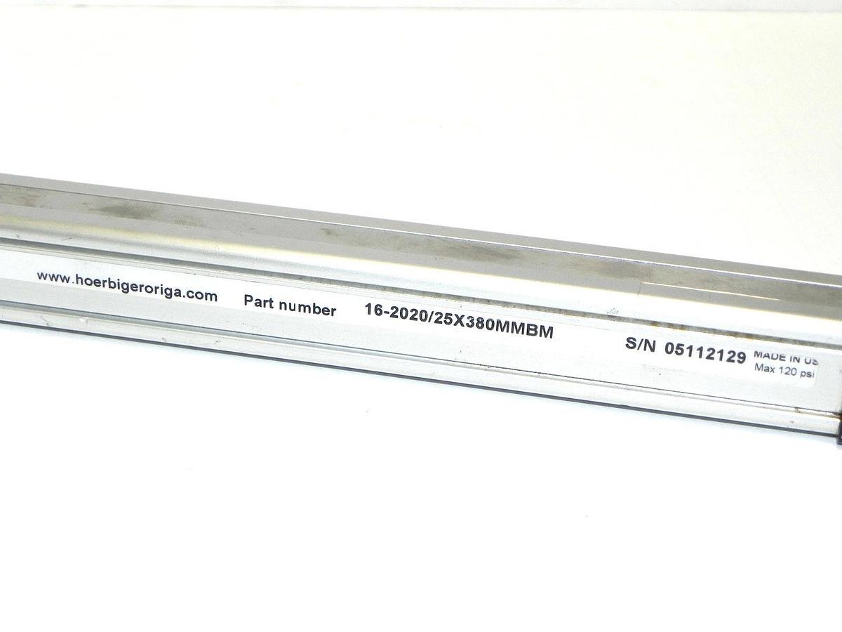Used HOERBIGERORIGA 16-2020/25X380MMBM S/N: 05112129 CYLINDER RODLESS