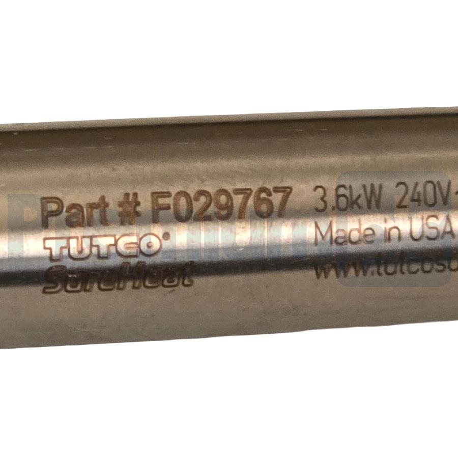 Used Tutco SureHeat F029767 Serpentine II Air Heater Element 3.6kW 240V 1400°F 029767