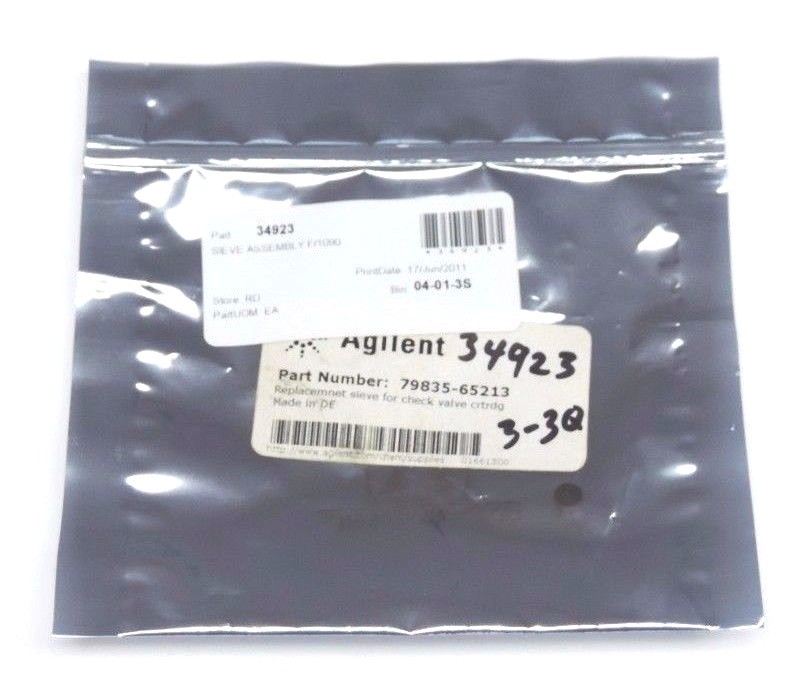 NEW AGILENT TECHNOLOGIES 79835-65213 SIEVE ASSEMBLY 7983565213