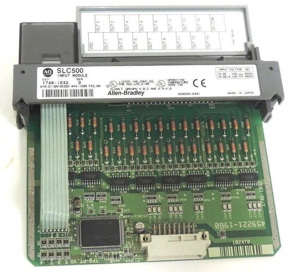 Used ALLEN BRADLEY 1746-IB32 INPUT MODULE 1746IB32 SER. D