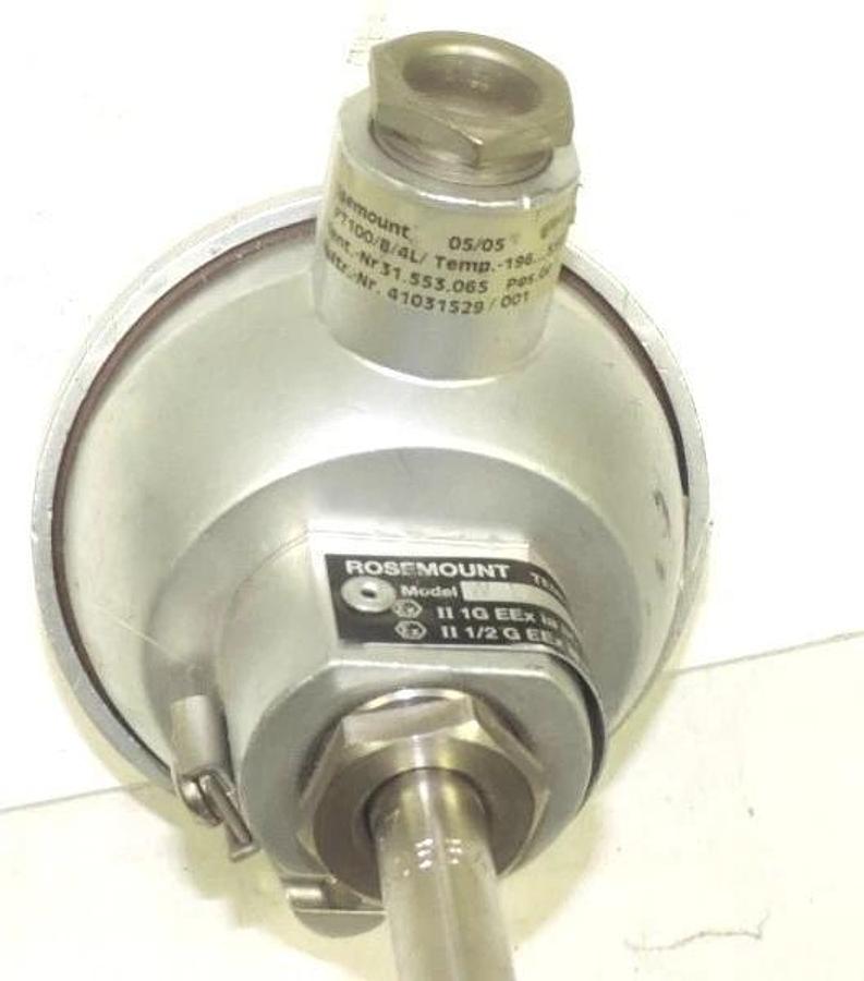 Used ROSEMOUNT W-EYI (RZ-Exi) 1PT100/41031529 196...550 DEG. C TEMPERATURE ASSEMBLY
