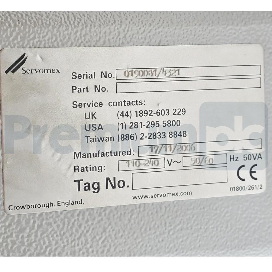 Servomex Xendos 1900 | 01900B1 Hazardous Area Oxygen Analyser 01900008B USMP
