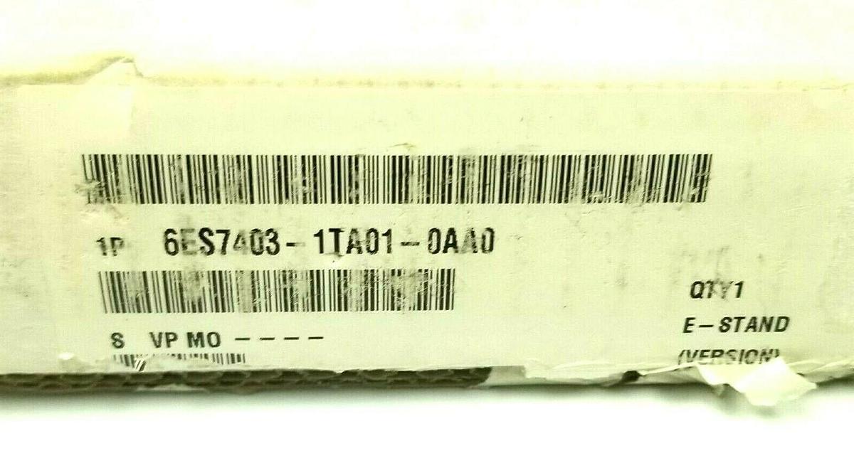 Used SIEMENS 6ES7403-1TA01-0AA0 SIMATIC S7-400 RACK ER1 18-SLOTS 6ES74031TA010AA0 NIB