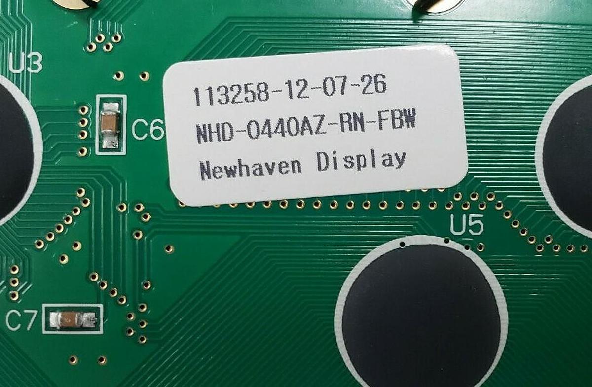 Used NEW NEWHAVEN DISPLAY NHD-0440AZ-RN-FBW LCD DISPLAY MODULE 113258-12-07-26
