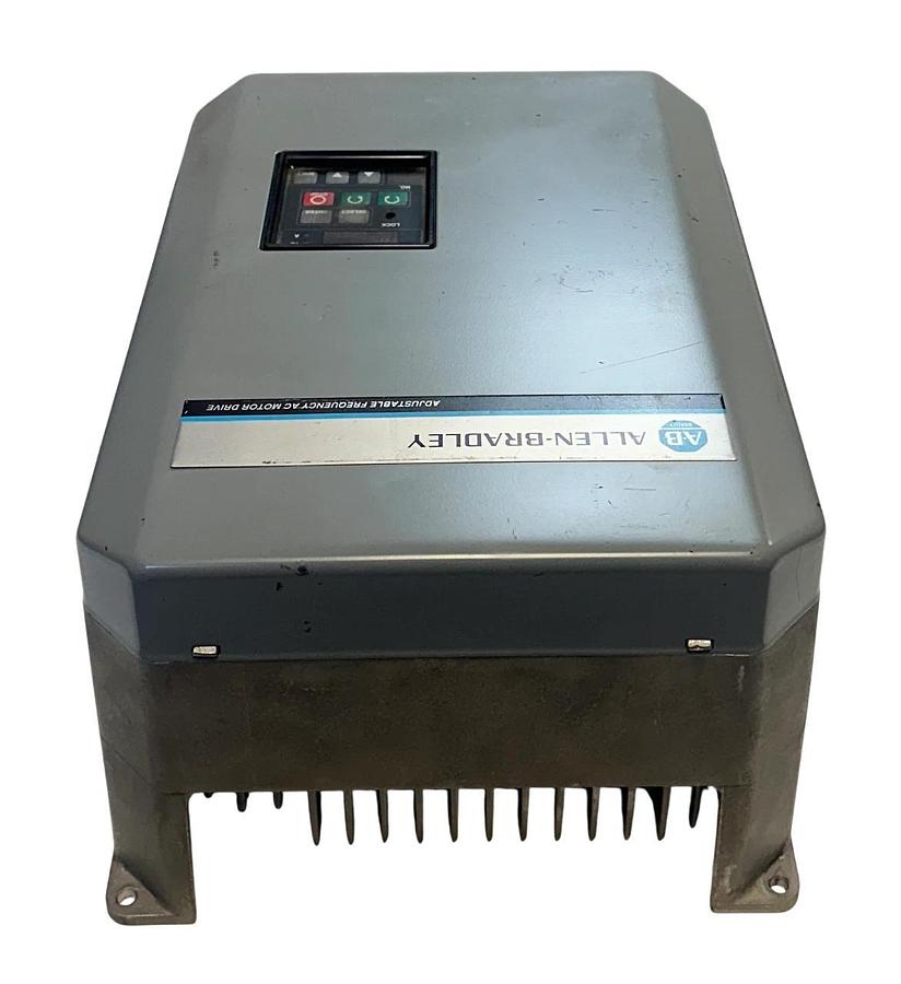 Used ALLEN BRADLEY 1333-CAB /D+ ADJUSTABLE FREQUENCY AC DRIVE 5HP 3PH 50/60Hz USNP