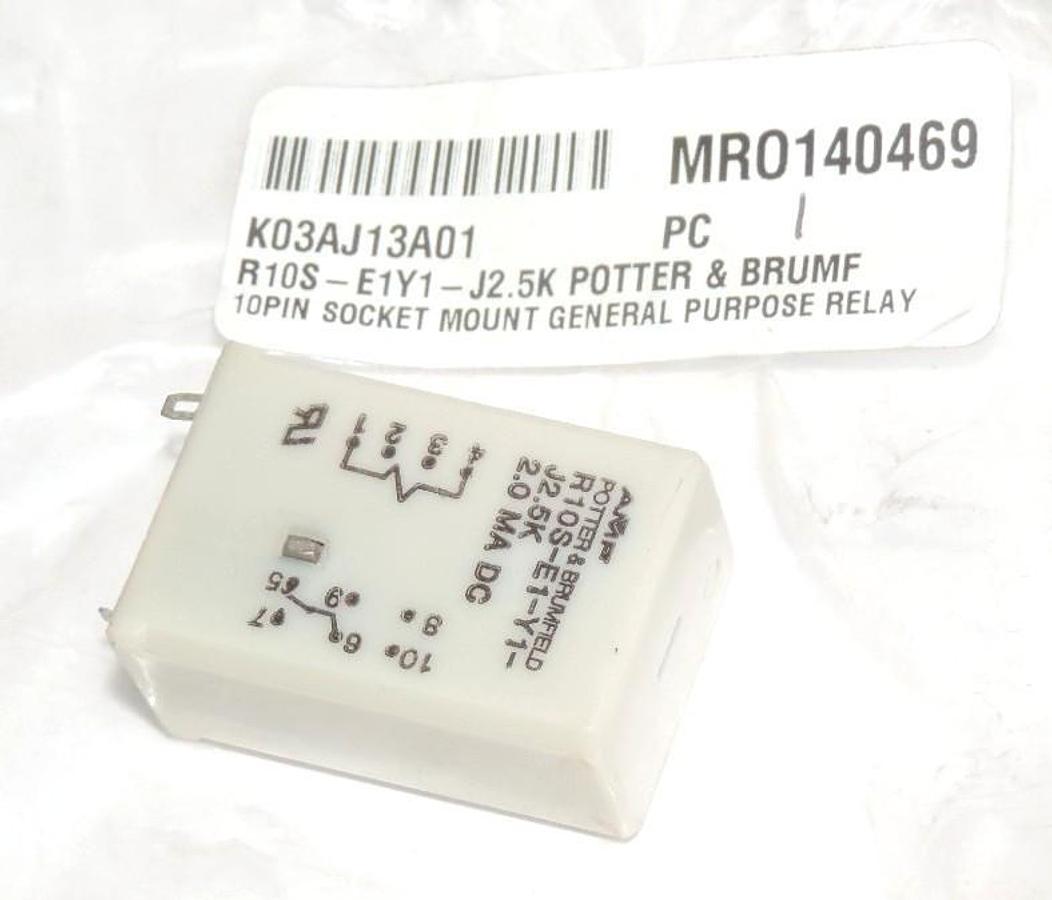 Used AMP POTTER & BRUMFIELD R10S-E1-Y1-J2.5K RELAY R10SE1Y1J25K 2.0 MA DC