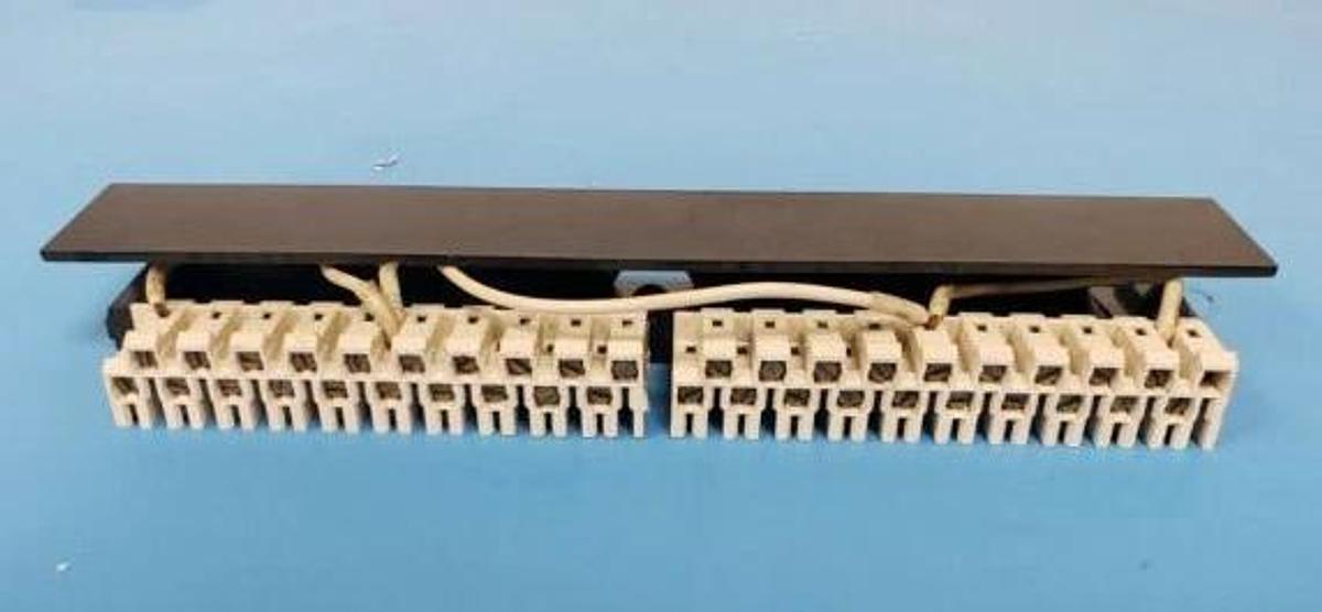 Used LOT OF 3 COOPER USD 15173-1 / 15173-2 TERMINAL BLOCK WIRING ARM ASSEMBLIES