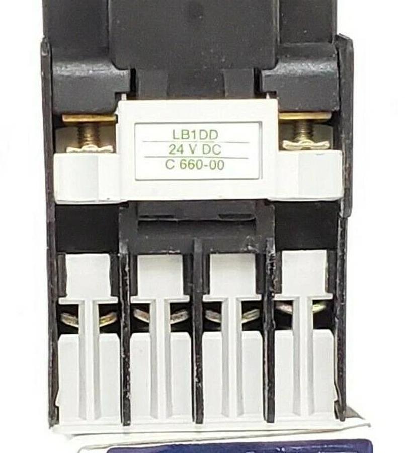 Used LOT OF 10 NIB GENERAL ELECTRIC RL4RD040TD RELAYS, 4 POLE, 24V COIL