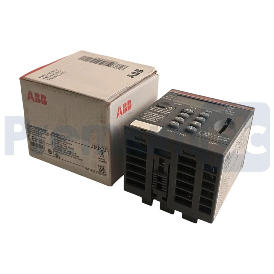 Used ABB PM590-ETH | 1SAP150000R0271 AC500 Processor Module 2MB ENet 2xRS232/485 NSMP