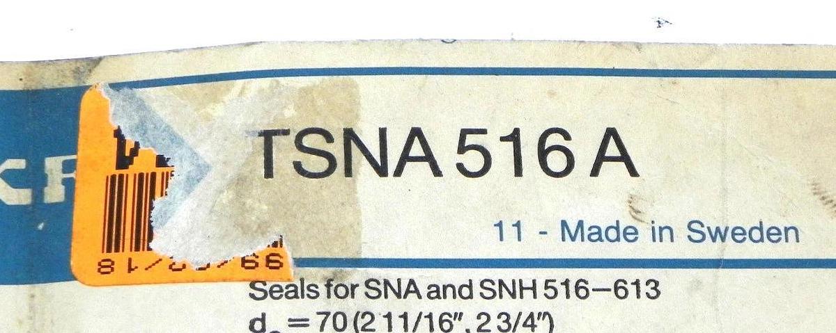 Used NEW SKF TSNA516A SEALING RING REPLACEMENT KIT TSNA 516 A