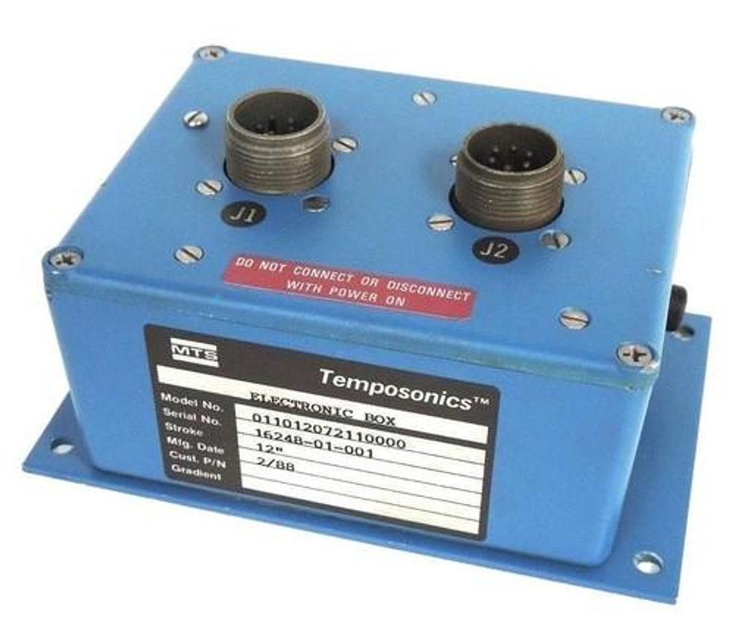 Used MTS TEMPOSONICS 011012072110000 ELECTRONIC BOX 12''