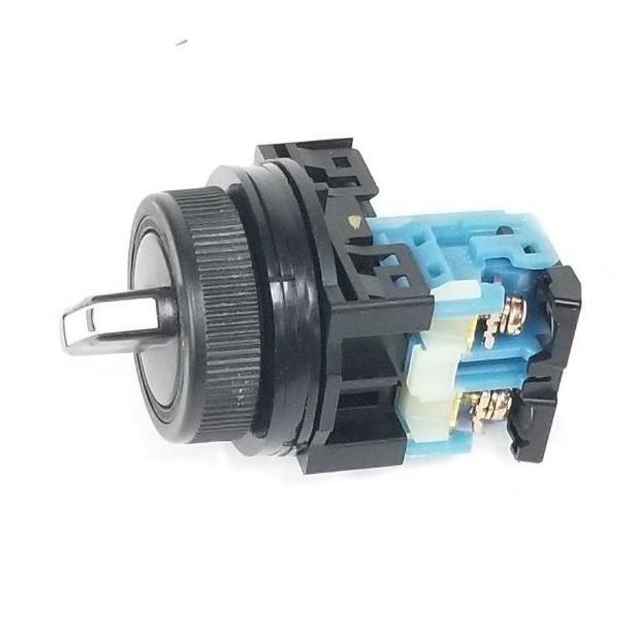 Used FUJI ELECTRIC AR30PR-2 2-POSITION SELECTOR SWITCH W/ AR9B290 CONTACT BLOCK