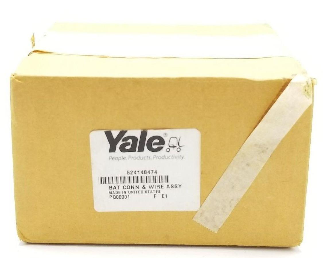 Used FACTORY SEALED YALE 524148474 BATTERY CONNECTOR & WIRE ASSEMBLY PQ00001