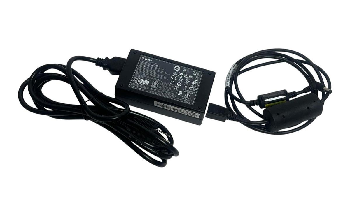 Zebra PWR-BGA12V50W0WW Power Supply Block CBL-DC-451A1-01 12V 4.16A 50W Cord