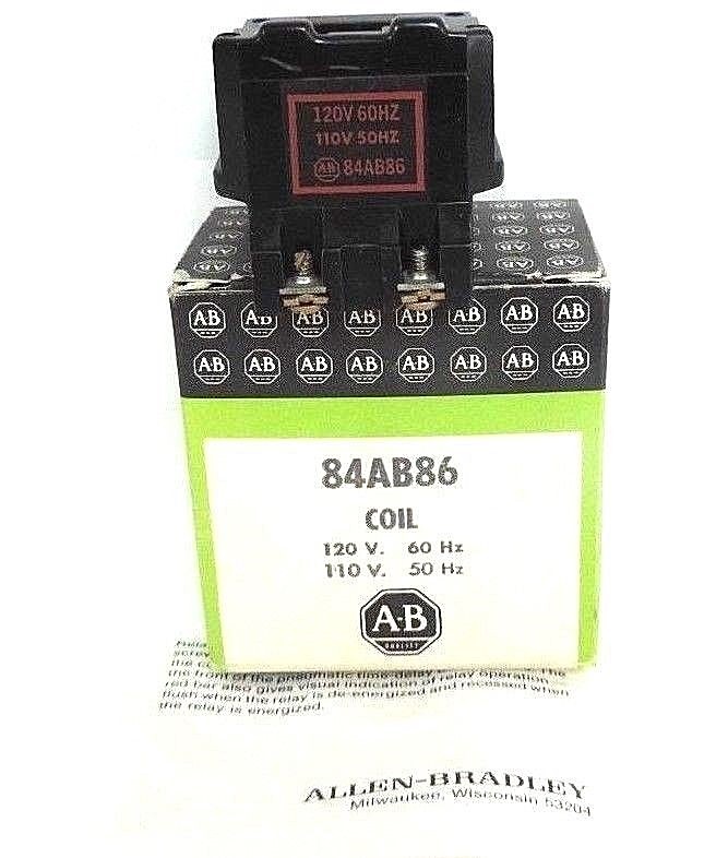 Used NIB ALLEN BRADLEY 84AB86 COIL 120V/60HZ, 110V/50HA