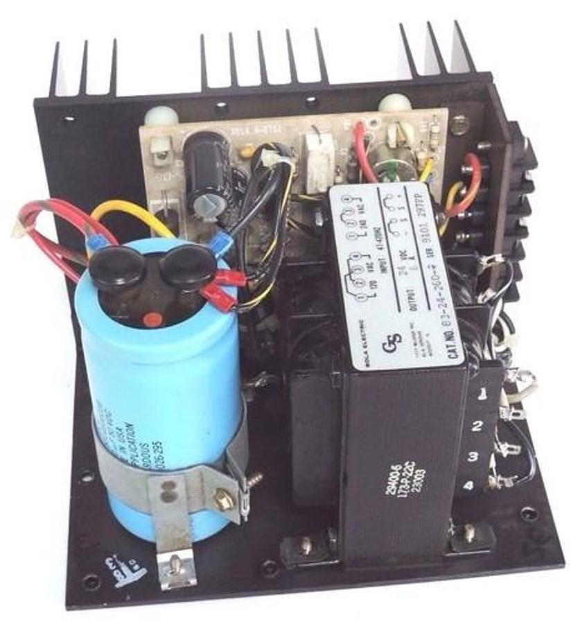 Used SOLA ELECTRIC 83-24-260-2 POWER SUPPLY 83242602 OUTPUT: 24VDC, 6A
