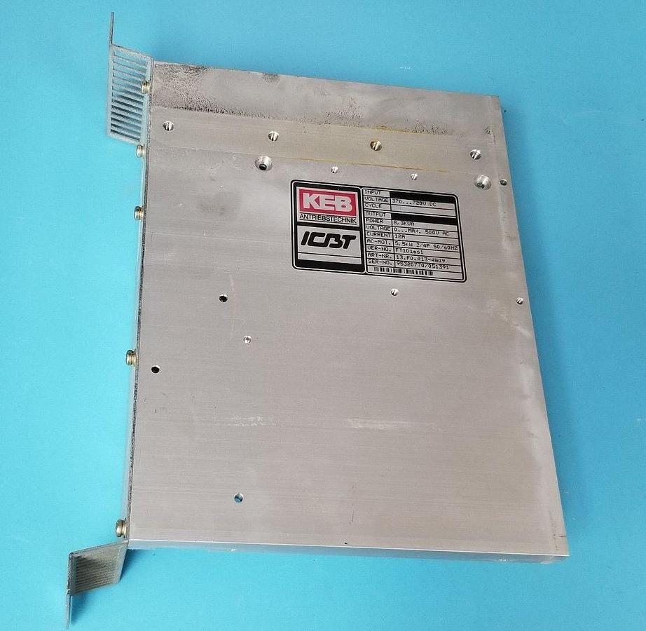 Used KEB SIDE PANEL / HEAT SINK FOR 13.F0.R13-4B09 FREQUENCY CONVERTER DRIVE
