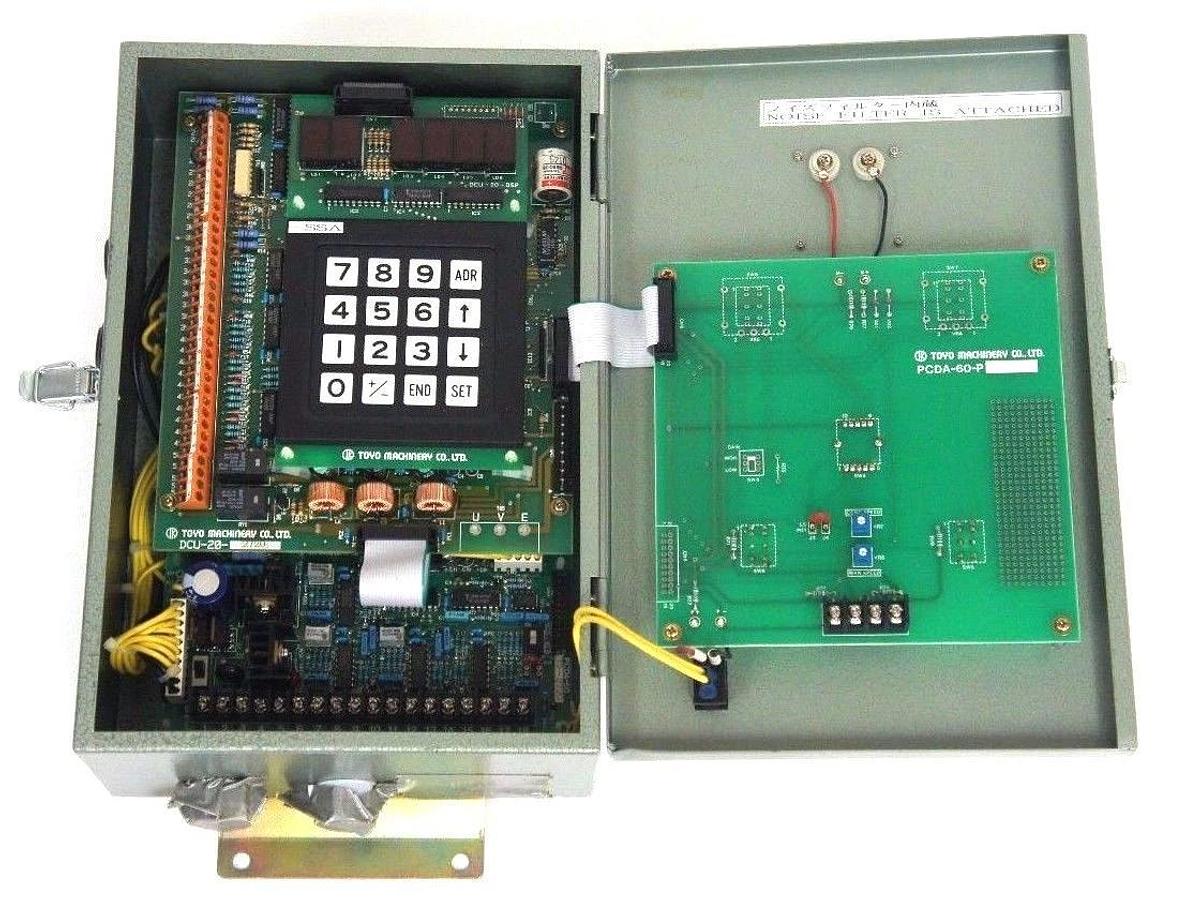 NEW TOYO MACHINERY MODEL: PCDA-60-SS CONTROL PANEL SERI.NO. 2720 PCDA-60