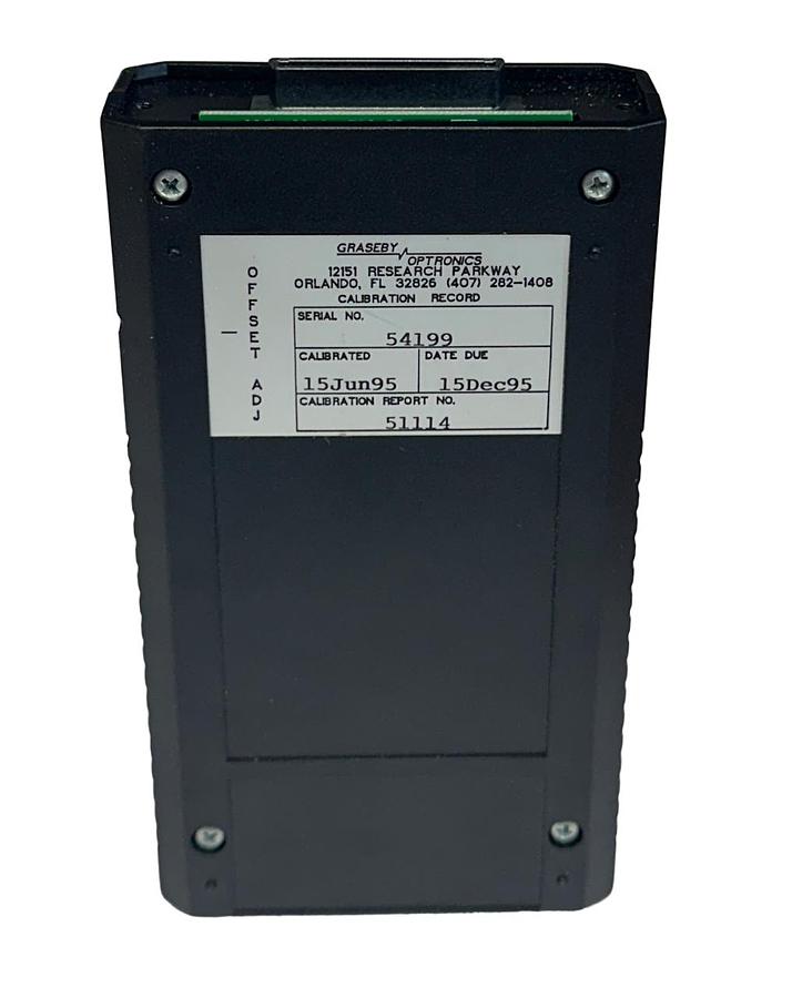 Used GRASEBY OPTRONICS GO 352 / GO352 OPTOMETER 3-1/2 DIGIT LCD DISPLAY W/ CASE NSMP