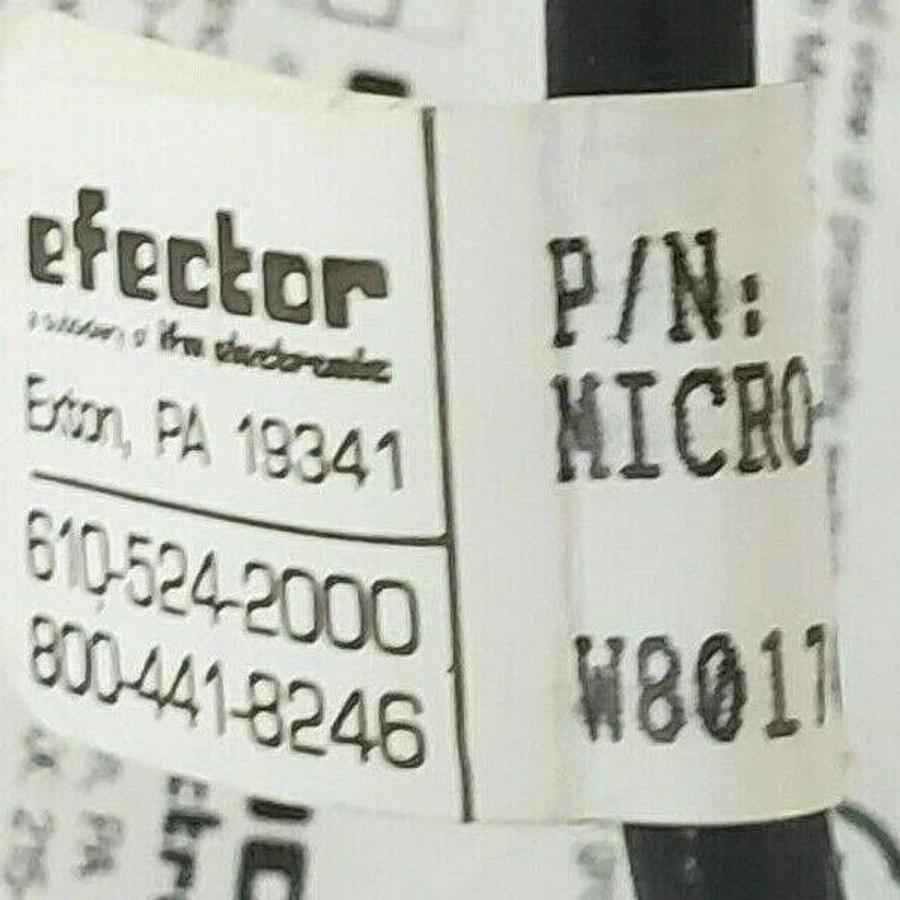 NEW IFM EFECTOR MICRO-AC-X/X-R0L-PUR-5M/W CORDSET CONNECTOR