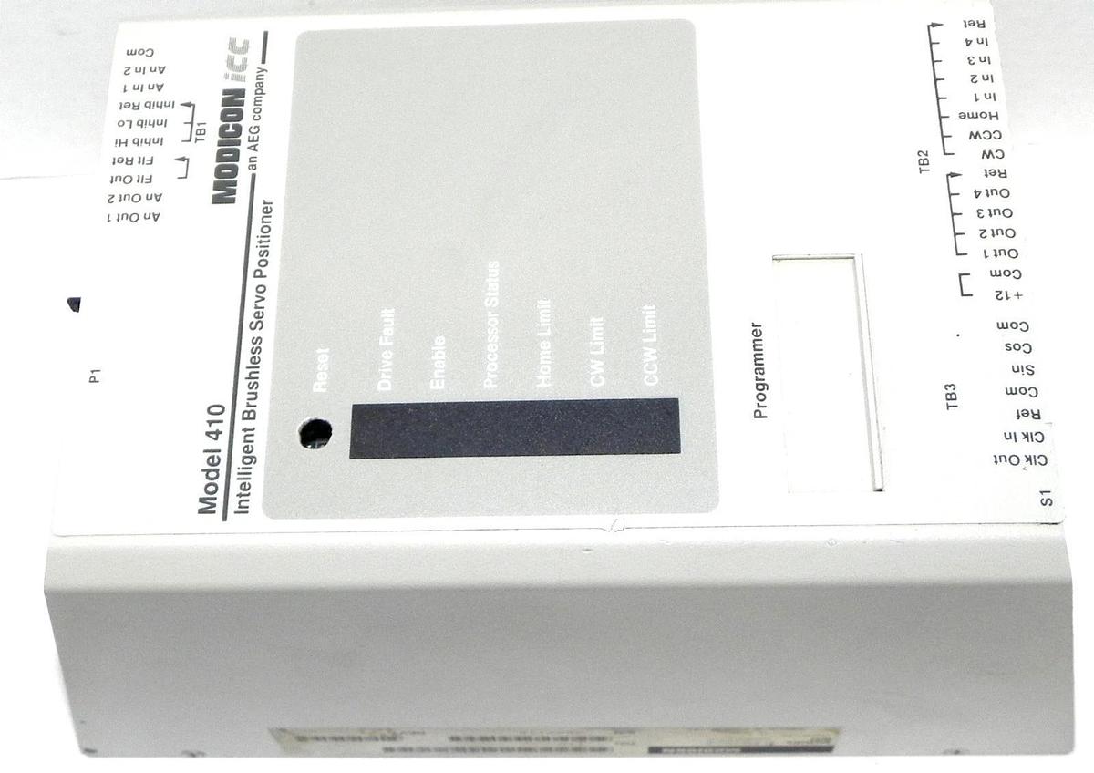 Used MODICON 110-222 SERVO POSITION CONTROLLER 110222 MODEL 410