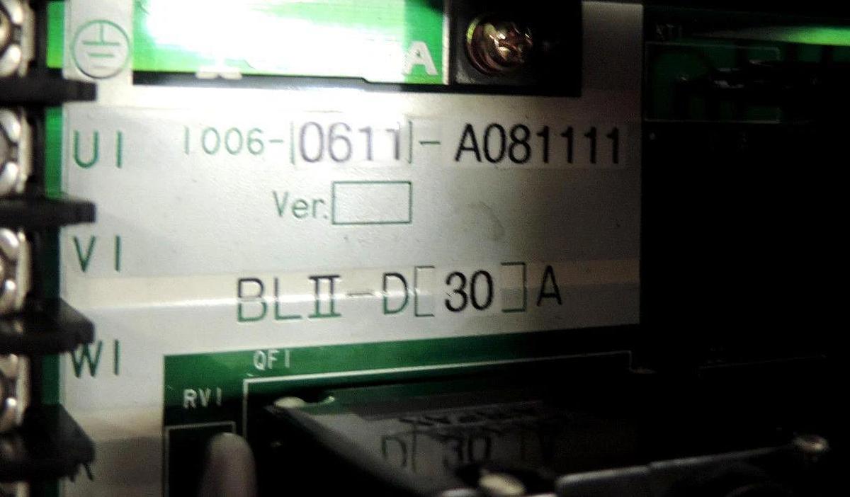 Used OKUMA BLII-D30A SERVO DRIVE W/O TOP BOARD BLIID30A