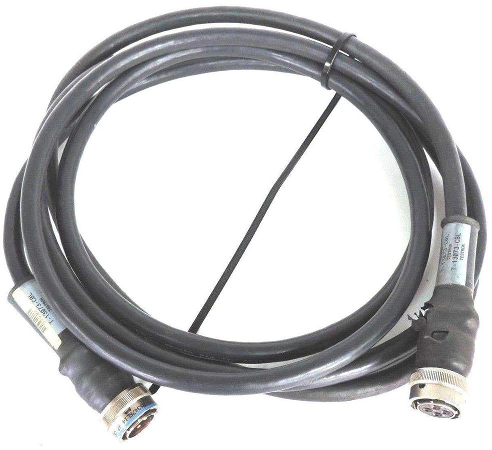 Used TESTRON T-13073-CBL 4PIN MALE-4PIN FEMALE CONNECTOR CABLE ASSEMBLY STRAIGHT