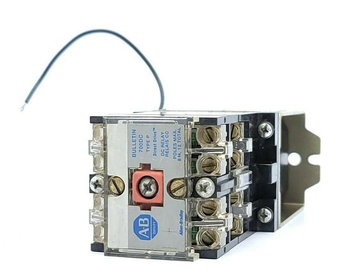Used ALLEN BRADLEY 700DC-P800Z24 SER. D RELAY DC 24V, 700DCP800Z24