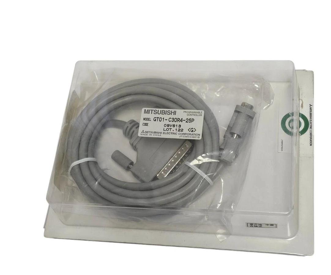 Used NEW MITSUBISHI GT01-C30R4-25P RS422 COM CABLE GT01C30R425P 3M LENGTH