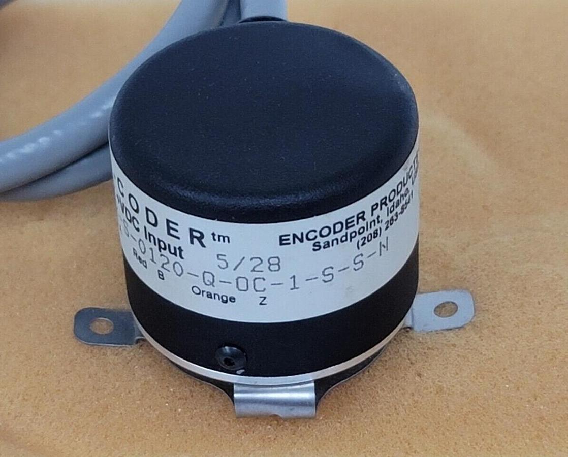 Used NEW ACCU-CODER 755A-02-S-0120-Q-OC-1-S-S-N ENCODER 755A02S0120QOC1SSN