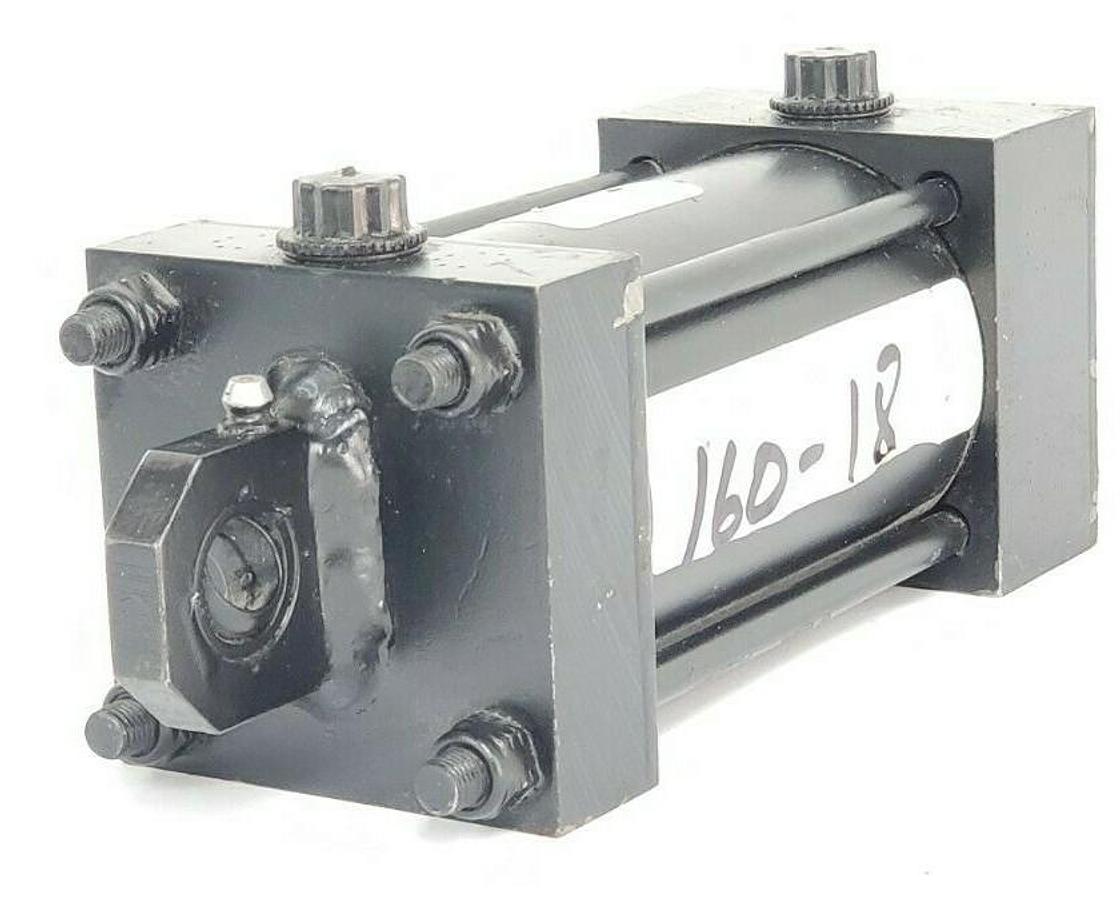 Used SCHRADER BELLOWS FAC109221 PNEUMATIC CYLINDER, 5.000" STROKE, 250PSI AIR