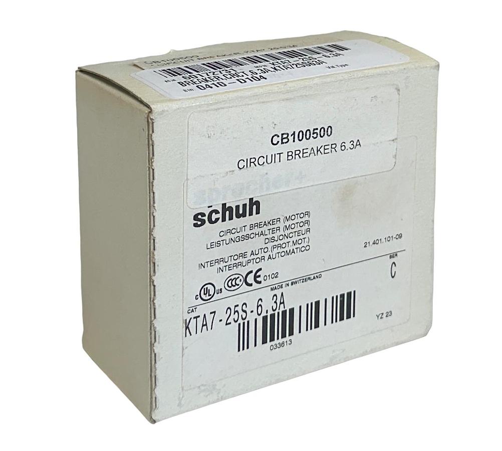 Used SPRECHER+SCHUH KTA7-25S-6.3A /C MOTOR CIRCUIT BREAKER 6.3A KTA725S63A NSMP