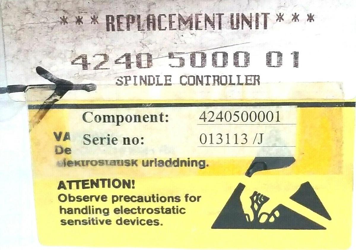 Refurbished ATLAS COPCO 4240-5000-01 SPINDLE CONTROLLER / J C602/7 099-918 (REPAIRED)