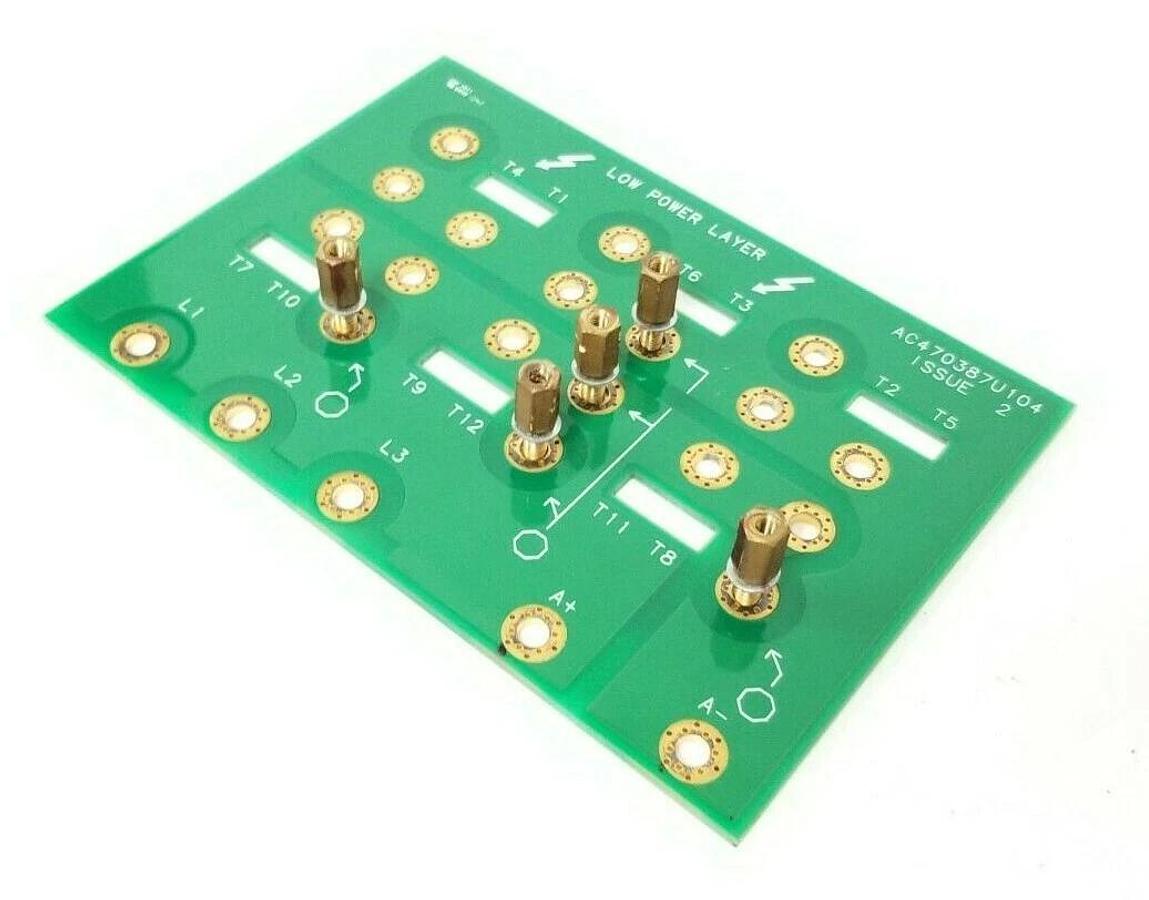 Used PARKER DRIVES AC470387U104 POWER BOARD ISS. 2 W/ MOUNTING SCREWS