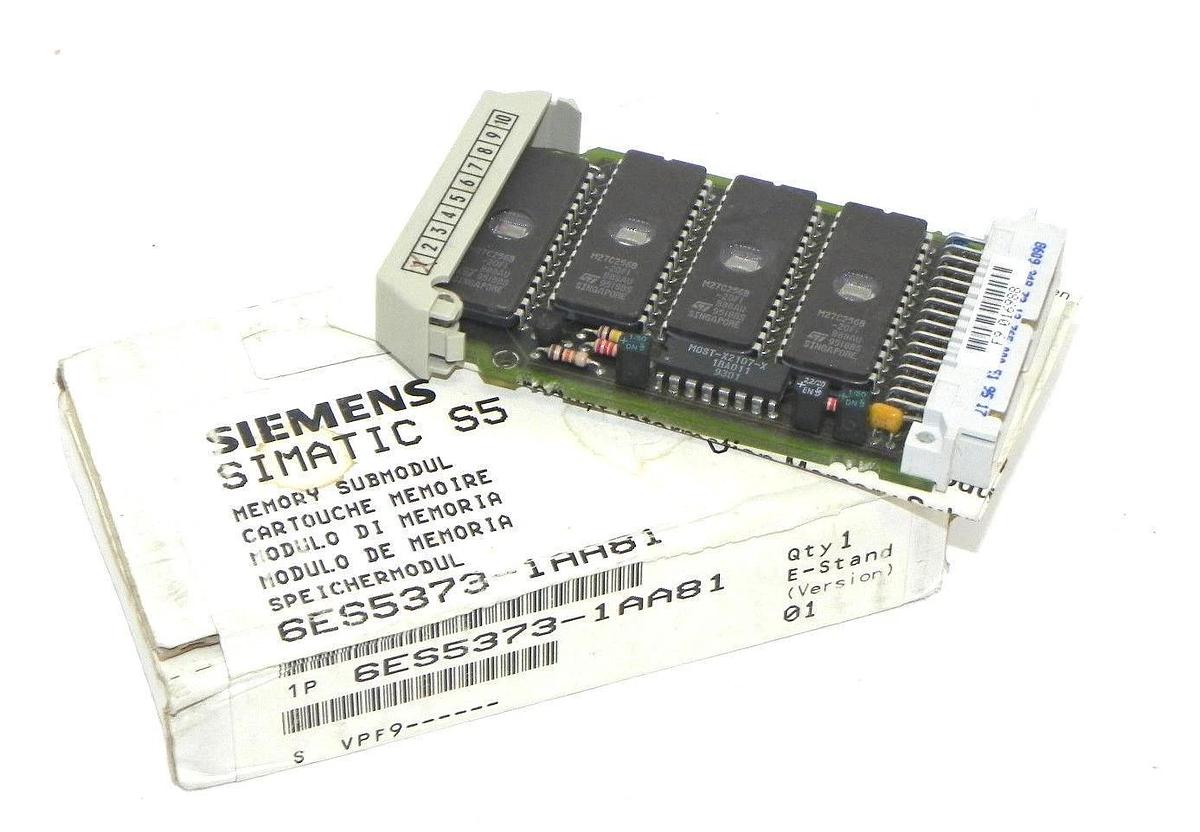 Used NIB SIEMENS 6ES5373-1AA81 128K CMOS EPROM S5 MEMORY SUBMODULE 6ES5-373-1AA81